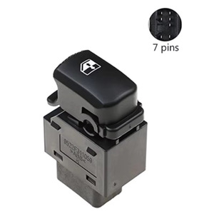 Window Lifter <b>Switch</b> 93580-2B000 7 Pins For Modern 2007-2012 Electric Window Single <b>Push</b> <b>Button</b> - Product Image 1