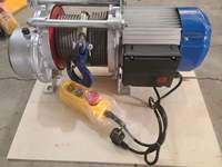 Faible Prix Palan Électrique KCD 500-1000KG 110v 220v 380v 500kg, Treuil Électrique à Câble Coque Aluminium Moteur Cuivre