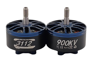 มอเตอร์ไร้แปรงถ่านแม่เหล็กถาวรแบบ3112 16-24V 1442-1620W 900-1150KV กันน้ำ IP54สำหรับโดรน - Product Image 2