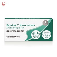 Kit de test rapide pour la détection de la tuberculose bovine (MPB70&83) chez les bovins, 1 test ou 25 tests
