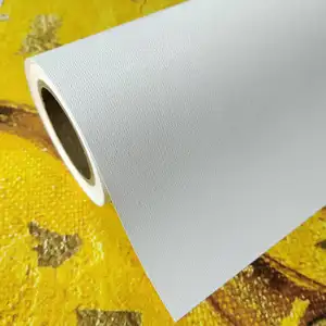 Pvc Vinilo No Tejido revestimientos traseros Venta al por mayor Decoración del hogar Rollos de papel tapiz en blanco