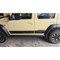 Moulures Latérales de Carrosserie Noires, Accessoires Extérieurs, Panneaux de Protection de Porte, Bandes de Seuil de Porte pour Suzuki Jimny 5 Portes 2023 2024 2025