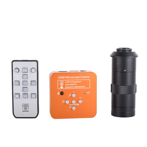 HY-1138b 21MP Industrial <strong>Microscope</strong> Camera with 100X <strong>Lens</strong> 2K/1080P 60FPS Port 1080P <strong>USB</strong> Port 56LEDs - Product Image 4