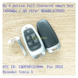 Clé intelligente complète à 5 boutons OEM en gros pour <span class=keywords><strong>Hyundai</strong></span> <span class=keywords><strong>Ioniq</strong></span> 5 2021-2023 - Product Image 2