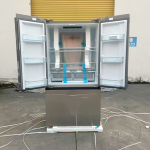 625L French <b>Refrigerator</b> Stainless Steel Home Three Door Built-in Automatic Ice Maker Integrated Machine <b>Refrigerator</b> Freezer Fr - Product Image 2