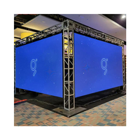 Écran LED couleur pleine résolution P1.9-P3.9mm imperméable pour intérieur/extérieur, écran géant pour scène, location de toile de fond, panneau d'affichage pour centre commercial, ascenseur