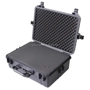 PP Material Custom Foam Inside Hard Plastic Tool Carrying Case For Electronic Equipment