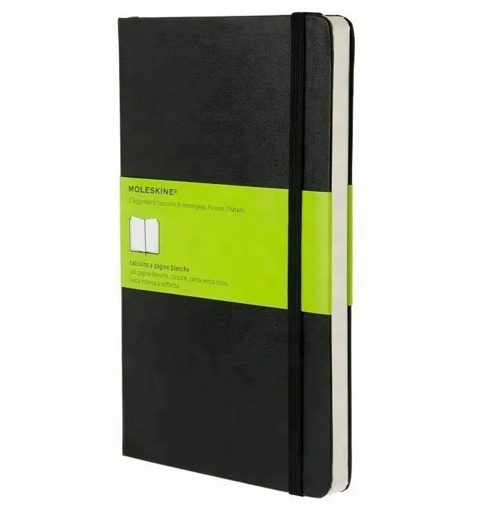 Hoge Kwaliteit Gratis Monster Gepersonaliseerde Gedrukt Pu Leer Custom A5 Hardcover Gestippelde Notebook Met Logo