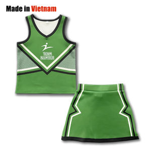 ชุดเชียร์ลีดเดอร์แบบสั่งทำชุดทีมโรงเรียนพิมพ์ลายผลิตในเวียดนาม - Product Image 1