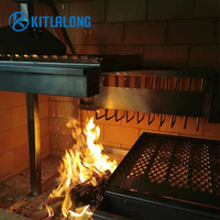 Kitlalong – équipement de cuisine commerciale, meilleure vente, four à bois, grill à Steak, four à charbon à deux roues