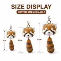 Peluche personnalisée brodée en forme de raton laveur, anti-stress, en tissu ultra doux, fabrication directe usine, OEM ODM, poupée en peluche pour personnage original