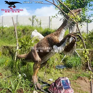 Юрская визуальная реальность аниматронный мир массивный динозавр