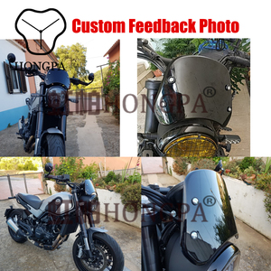Deflector de viento de parabrisas delantero de motocicleta de alta calidad para Benelli <span class=keywords><strong>Leoncino</strong></span> 500 - Product Image 3