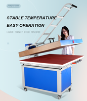 Máquina de Prensa de Calor Manual de Gran Formato 80x100cm del Fabricante, Soporta Tamaños Personalizados, Máquinas de Prensa de Calor 100x80 de Gran Formato Manuales