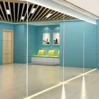 Miroir en verre trempé argenté imperméable, anti-corrosion, avec couche de protection durable, pour salle de sport, studio de yoga, salle de danse