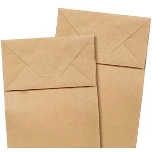 Petit sac à lunch en papier kraft recyclé avec logo personnalisé - Product Image 3