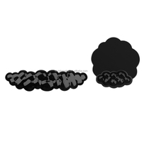 Tapis de souris ergonomique en gel avec repose-poignet en mousse à mémoire de forme, motif nuage dégradé, antidérapant, pour bureau, PC et ordinateur portable