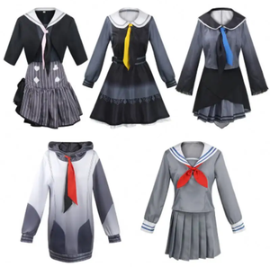 Disfraz de <span class=keywords><strong>Cosplay</strong></span> de <span class=keywords><strong>Anime</strong></span> Project Sekai Colorful Stage Feat Akiyama Mizuki, Peluca Amia, Zapatos, Uniforme Escolar JK para Mujer, Vestido de Marinero - Product Image 1