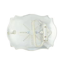 Boucle de ceinture en or en gros, lettres Z, style cowboy, déverrouillage rapide, épingle personnalisée, style occidental ovale, ceinture en métal durable pour boucle