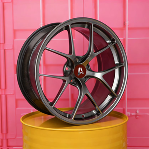 Jantes sportives noires brillantes de 21 et 22 pouces, design multi-branches, adhérence améliorée, compatibles avec plusieurs berlines populaires, pleines de dynamisme - Product Image 1