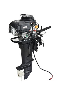 Moteur hors-bord 15 CV 4 temps à essence avec allumage CDI neuf et carburateur pour bateau - Product Image 1