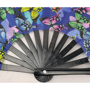 Abanicos De Madera Plegables Personalizables 23cm 33cm Pequeña Cantidad Color Sólido con Ventilador De Mano Abanico De Madera Laca De <span class=keywords><strong>España</strong></span> Abanicos De Mano - Product Image 6