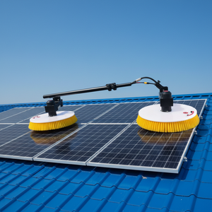 Doppelbürsten-Solarmodul-Reinigungsmaschinen-Set mit Bürstenlosem Motor für Trocken- und Nassreinigung - Product Image 1