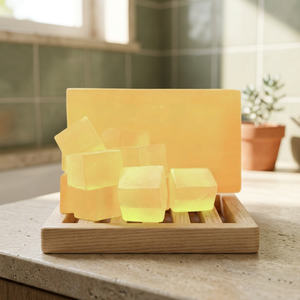 24K Gold Luxury Glow <b>Soap</b> Base with Real Gold Flakes Melt & Pour OEM/Private Label Bulk Wholesale - Product Image 1