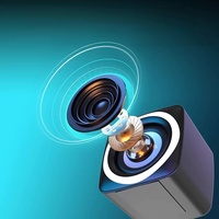 Speaker Stereo Desktop ZM18, Subwoofer Mini Volume Besar, Audio Komputer Rumah USB Berkabel