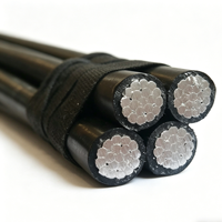 Câbles aériens torsadés en faisceau ABC 0,6/1 kV NFC 33-209 (al/xlpe) 4x35mm²