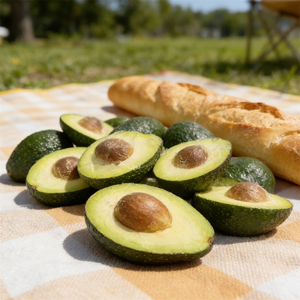 Modèle d'avocat en plastique souple écologique, peau verte, chair crémeuse, pour décoration de cuisine, accessoires de photographie culinaire, café, maison, sac - Product Image 4