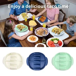 Round Silicone Tower with <b>Tray</b> Reusable <b>Kitchen</b> Gadget Party Birthday Home Use Dishwasher Safe - Product Image 2