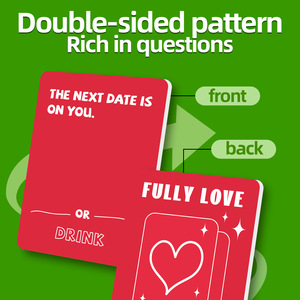 Cartes <span class=keywords><strong>de</strong></span> questions amusantes <span class=keywords><strong>pour</strong></span> couples, jeu <span class=keywords><strong>de</strong></span> conversation personnalisé populaire, 50 pièces/boîte, <span class=keywords><strong>pour</strong></span> adultes, <span class=keywords><strong>amoureux</strong></span>, soirée, date, divertissement - Product Image 2
