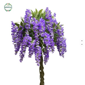 Grande Albero di Fiori di Ciliegio Artificiali Rossi, Rosa e Bianchi, Centrotavola Natalizio, Albero di Ciliegio Finto di 1,5 Metri - Product Image 5