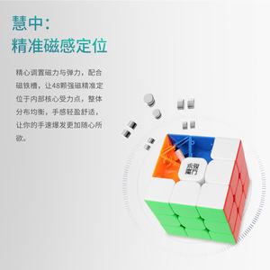 Yongjun Yulong 2M Rubik's Cube magnétique 3x3 professionnel, jouet éducatif de compétition fluide - Product Image 4