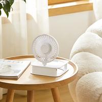 Nuevo Ventilador de Pared Magnético Portátil con Batería de Litio Recargable por USB, Mini Ventilador de Refrigeración en Caja de Plástico para Exteriores