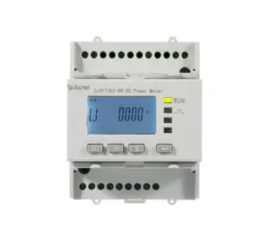 Acrel DJSF1352-Rn digital dc pengukur daya, dc 1000v energi surya din rel meter sistem pemantauan dc kwh meter digital