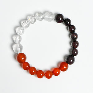 Bracelet énergétique unisexe à succès, 12 signes du zodiaque, perles de cristal naturel avec pendentif en citrine <span class=keywords><strong>et</strong></span> en cornaline, style tendance - Product Image 6