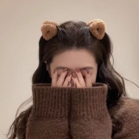 Barrettes pour cheveux pour femmes, mignonnes et douces, style princesse, en acétate, en peluche, avec oreilles de chat, barrettes latérales, petites barrettes à griffes moelleuses