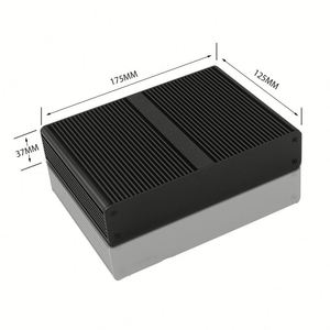 Hongfa HF-A-397 Junction Box IP54 Protection Customizable Size Aluminum Alloy & ABS Powder Coated Desktop Computer <b>Enclosure</b> - Product Image 1