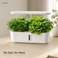Système de culture hydroponique à 12 trous, kit de jardin intelligent d'intérieur, lampe de culture LED, arrosage automatique, jardinière silencieuse pour herbes aromatiques, pour la maison et la cuisine