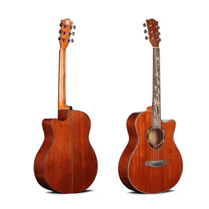 40英寸devser原声吉他电音L-725B-N高品质切边吉他批发厂家