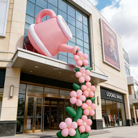 Décoration florale gonflable géante personnalisée pour publicité extérieure 2026, tulipe gonflable pour événements