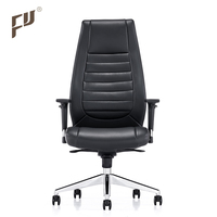Chaise de bureau de direction pivotante de style traditionnel en cuir PU FURICCO en gros