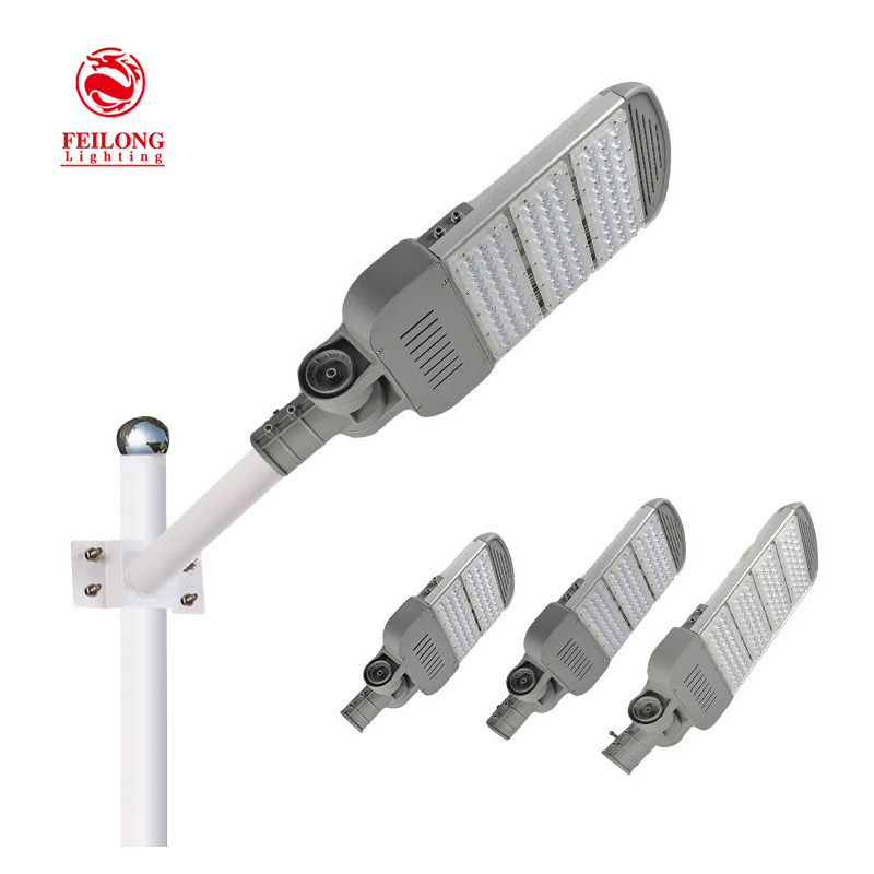 Outdoor 300W/350W/400W LED Street Light IP65 Die-casting Aluminum Alloy Modules AC Power Supply 5 Years Warranty Road Use