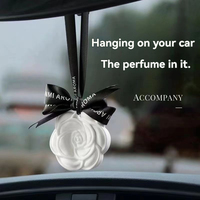 Tablettes d'aromathérapie en céramique solides à suspendre avec éclairage d'ambiance pour la décoration de la maison et de la voiture, parfum à évaporation naturelle