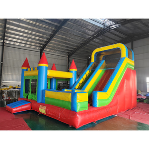 Castillo Inflable para Fiestas, Castillo Hinchable con Tobogán, Tamaño Clásico, en Oferta - Product Image 1
