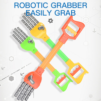 Mainan tangan Robot interaktif sambungan jari mainan bermain peran anak-anak multiwarna cakar lengan Robot plastik