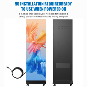 Écran d'affichage LED <span class=keywords><strong>portable</strong></span> intelligent P1.5 en aluminium moulé sous pression pour affiches intérieures/extérieures avec partage de hotspot WiFi sans fil - Product Image 6
