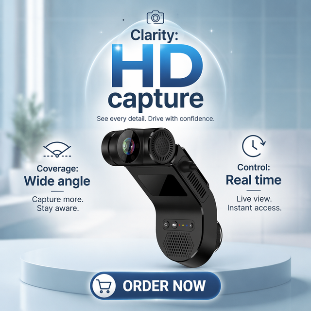4G Remote Monitoring Dual-Lens Dash Cam HD 150 Wide-Angle Night Vision IPS Screen 5-24V Fleet Management